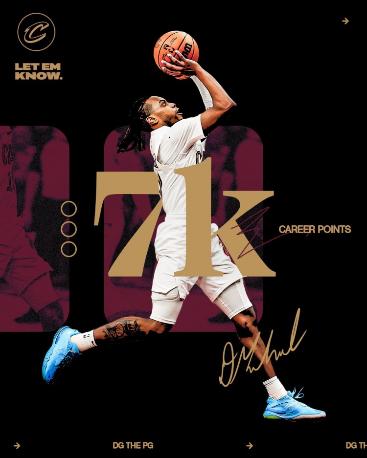 未來可期！加蘭騎士生涯得分達到7000分 隊史第11位！