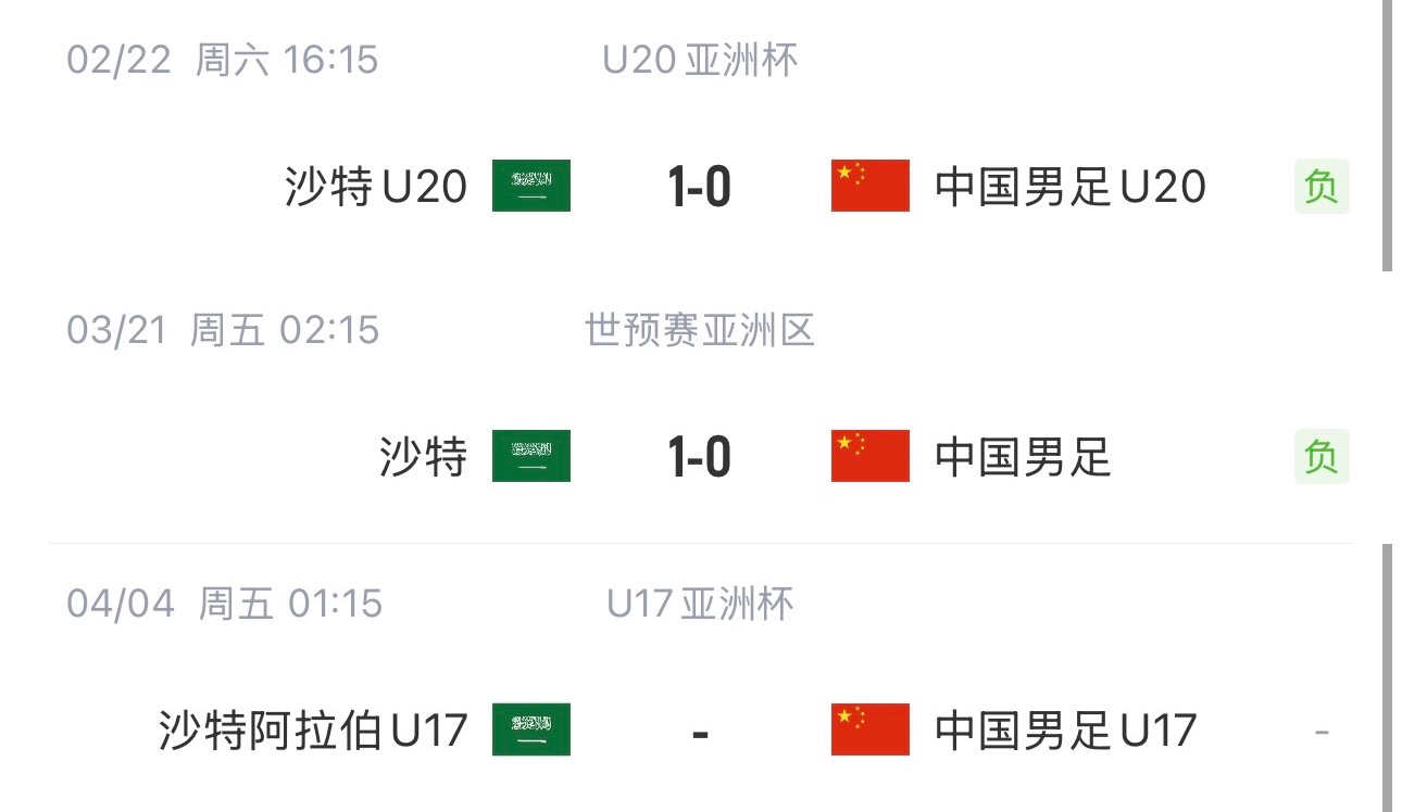 國(guó)字號(hào)三遇沙特！國(guó)少U17亞洲杯首戰(zhàn)對(duì)陣沙特，此前國(guó)足&國(guó)青均負(fù)