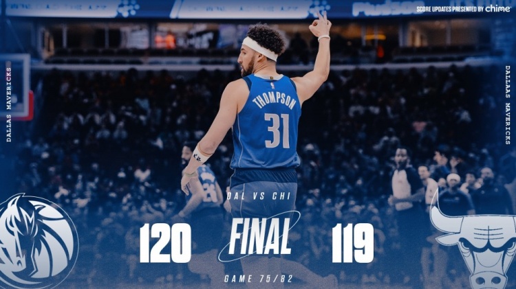 險勝公牛！獨行俠官方曬贏球海報 克萊成為封面人物